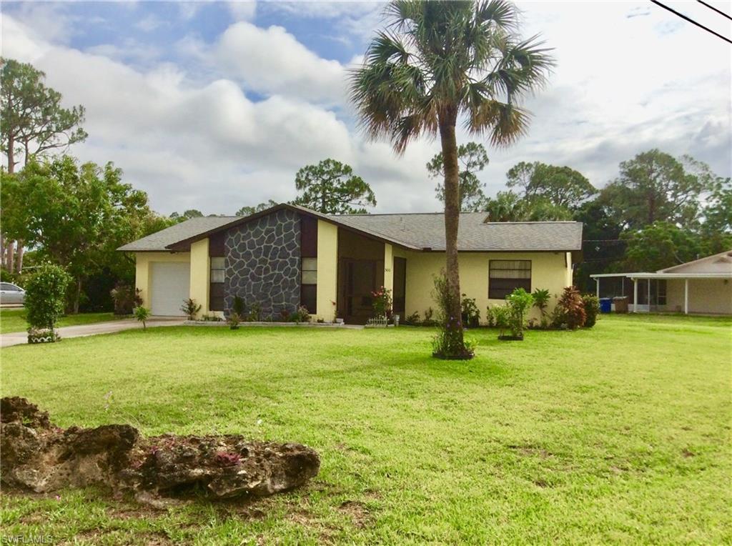Two Bedroom Two Bath home on a corner lot with city water… “Cozy” is the perfect way to describe this very clean home. The home is situated on an angle which gives the property plenty of land around the entire home.  A mango tree is starting to blossom in the front yard and there is a fenced off garden ready to be planted in the back. The cozy kitchen has plenty of space and leads directly to the eat-in kitchen/dining room. Both bedrooms are of nice size with the master having its own bathroom with stand-up shower and the guest bath with a tub/shower combination.