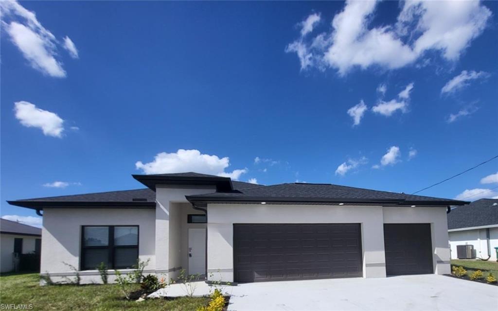 Brand-New Luxury Home with 3-Car Garage & Lawn Care Included | Modern Living in Cape Coral!

Be the first to call this brand-new Cape Coral home your own! Thoughtfully designed with premium finishes, exceptional craftsmanship, and modern conveniences, this stunning residence offers 4 spacious bedrooms (or 3 bedrooms plus a private office/study), 2 beautifully appointed bathrooms, and an oversized 3-car garage—perfect for families, professionals, or anyone seeking extra space. Step inside to an open-concept layout featuring elegant marble-look ceramic tile flooring throughout, creating a bright, seamless, and low-maintenance living space. At the heart of the home is a chef-inspired kitchen complete with 42-inch soft-close wood cabinetry, granite countertops, a stylish tile backsplash, upgraded stainless-steel appliances, and an expansive 10-foot breakfast bar with seating for up to five. Thoughtful storage upgrades—including two pull-out spice racks, two Lazy Susans, and two pantry cabinets—make this kitchen as functional as it is beautiful.

Enjoy relaxing or entertaining on the screened-covered lanai, while ceiling fans in every bedroom provide year-round comfort. The home also features a convenient indoor laundry room with washer and dryer hookups, allowing you to easily install your own appliances. For added value and convenience, lawn care is included in the monthly rent, so you can enjoy a beautifully maintained yard without the extra work. Connected to city water and topped with a durable shingle roof, this home delivers both quality and peace of mind.

Located in the heart of Cape Coral, you'll enjoy easy access to shopping, dining, schools, parks, and everything Southwest Florida has to offer. We pride ourselves on providing quality-built homes and exceptional customer service, with multiple new homes available and flexible move-in dates to fit your schedule. Don't miss your chance to be the first to live in this spectacular new home. Schedule your private tour today and reserve your new Cape Coral address before it's gone!