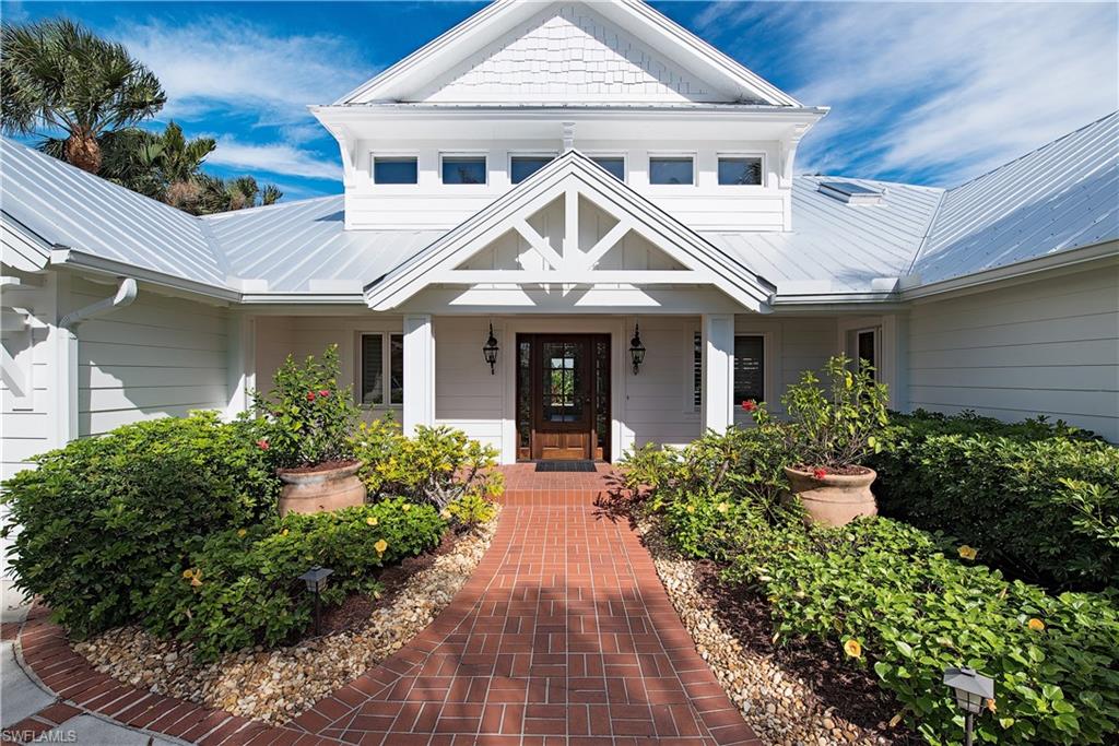 This quaint waterfront cottage has been masterfully recrafted on a premium lot with custom cut in dock and boat lift. Luxurious coastal interior features such as custom white oak wood floors, custom craftsman millwork, updated gourmet kitchen and all updated bathrooms. Exterior concrete siding and brand new metal roof. An efficient and expertly designed home.
