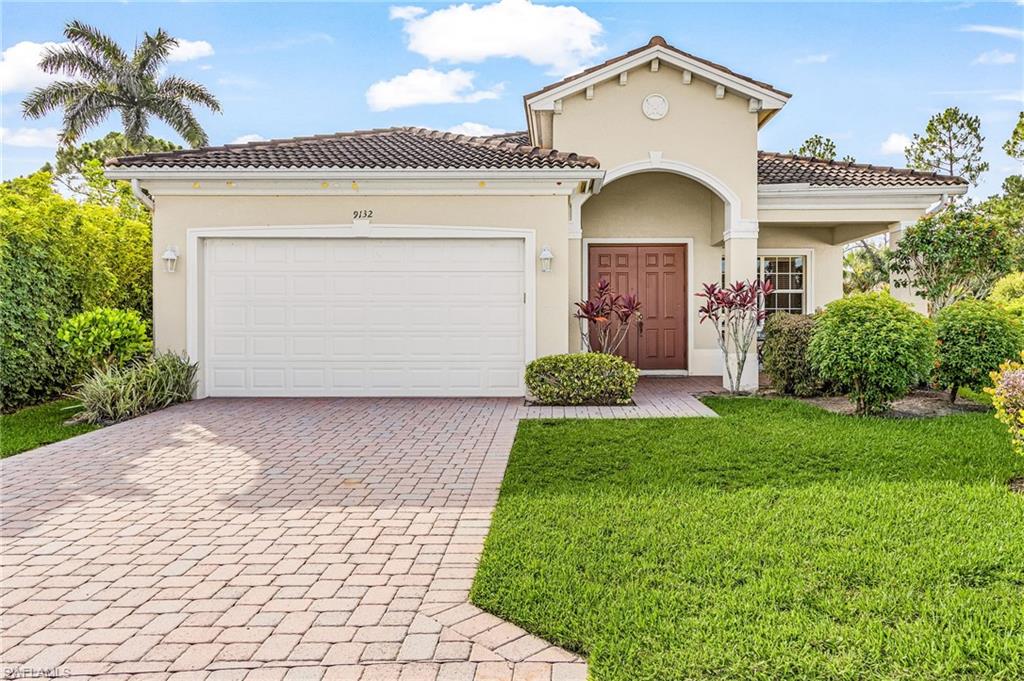 Overlooking the 4th green of the beautifully manicured Ibis Landing golf course, this elegant 3-bedroom, 2-bath residence offers more than 2,200 sq ft of thoughtfully designed living space. A spacious great room opens seamlessly to the screened pool and spa lanai, creating the perfect indoor–outdoor flow for relaxing or   entertaining. Inside, the formal dining room provides an ideal setting for gatherings, while the large kitchen features abundant cabinetry, a generous breakfast bar, and plenty of workspace for the home chef. In-residence laundry adds everyday convenience. The master suite is a true retreat, complete with a tray ceiling, two walk-in closets, and a luxurious ensuite bathroom offering a soaker tub, separate shower, and dual sinks. Two additional bedrooms provide comfort and flexibility for guests, family, or a home office. Located in the desirable Ibis Landing subdivision, residents enjoy full community amenities, including golf, recreation, and beautifully maintained common areas—all in a peaceful, resort style setting.   Impact windows and sliders.  Whole house generator with 250 gal. buried propane tank.  Whole house central vacuum.