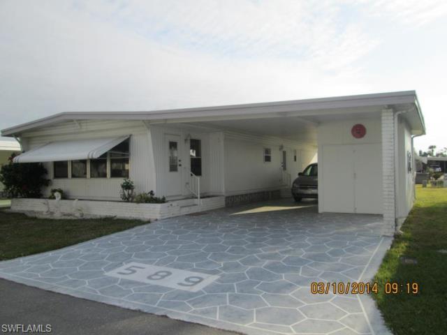2BR/2BA, furniture and golf cart included, new remodeled! New kitchen, appliances, floor (Laminate over plywood) updated electric and lighting, 2 sheds and long driveway. A must see home!