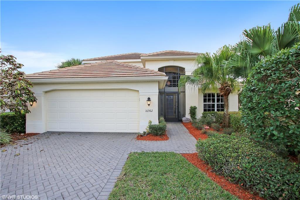ABSOLUTELY STUNNING describes this GORGEOUS, PROFESSIONALLY DECORATED home. Recently Updated (Fall of 2016) with Top of the Line flooring, fixtures, lighting, window treatments, granite counter tops, and appliances, no expense was spared.  Beautiful porcelain tile throughout the entire first floor was carried on out to the lanai. High grade carpet at the staircase, loft and guest bedroom give warmth to these areas.  All NEW light fixtures & classy new fans add appeal to every room. The kitchen has ALL new appliances, New upgraded granite counter tops & custom trim work at the bar. The great room and guest bedroom have appealing wall detail that adds a special touch. Upgraded bath fixtures, sinks, toilets, and shower enclosures bring the home up to date. New Hunter Douglas electric blinds at the sliders & formal dining area add to the beauty of the custom window treatments. Plantation shutters throughout, also. The expansive lanai and pool deck offer an outdoor kitchen with a built in Jenn-Air electric grill. The view is of the Davis Love, III Championship Golf Course, #2 Tee and Fairway. Bundled Golf & Full Amenities~A Great Lifestyle!