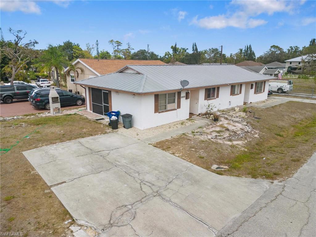 Welcome to the opportunity of a lifetime! This charming 4 bedroom 2 bathroom duplex located in Bonita Springs is not only an amazing investment, but also offers the perfect location for enjoying all that Southwest Florida has to offer. With 1,484 square feet of living space, this corner lot property offers separate driveway parking and a metal roof making it low maintenance and perfect for those looking to invest or live in Bonita Springs.
You'll love living close to downtown Bonita Springs with its great restaurants, shopping, and white sandy beaches just minutes away. Don't miss your chance to own in this highly sought-after area in Bonita Springs!