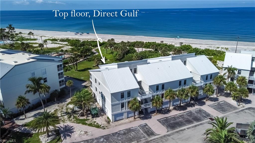 Experience refined Gulf-front living in this exquisite 2-bedroom plus loft, 2-bath, two-story residence at South Seas Resort. Set along the pristine shoreline, this beautifully reconfigured condo blends modern elegance with the relaxed charm of beachfront living.
Thoughtful enhancements include plank porcelain flooring, a tankless hot water heater, and a whole-home water filtration system, adding both durability and everyday comfort. The kitchen is a standout, featuring quartz countertops, high-end stainless steel appliances, under-counter lighting, and custom cabinetry accented with premium hardware.
The Gulf-front living and dining areas flow seamlessly together, complemented by coastal décor and contemporary recessed lighting that elevate the atmosphere. Impact-rated sliding doors lead to a screened patio with sweeping panoramic views of the Gulf.
Upstairs, the loft offers flexible living space, while the upper-level primary retreat showcases high ceilings, abundant natural light, coastal furnishings, and a vanity with a backlit mirror. Both bathrooms feature floor-to-ceiling tiled showers and quartz vanities with illuminated mirrors, creating a spa-like feel.
Every detail of this residence has been thoughtfully curated for sophistication, comfort, and effortless Gulf-front living. Located in one of Captiva’s most desirable resort settings, this home also offers a strong rental history within South Seas.