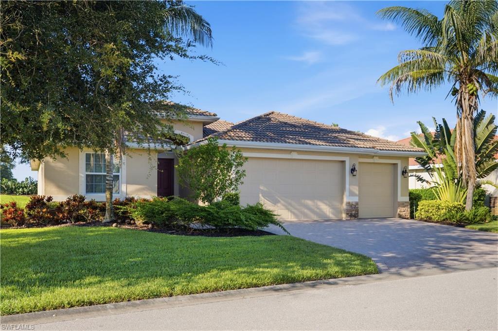 Experience the ultimate SWFL lifestyle in this stunning, pet-friendly Moody River Estates home, offering an expansive 2,010 square feet of beautifully updated, ground-level living space! This charming residence features 3 bedrooms, a versatile den/bonus room, 2 modern bathrooms, and a massive 3-car garage with storage galore. Thoughtful interior touches include elegant tile in the main areas, plush bedroom carpeting, ceiling fans, and a modern kitchen with a pantry and included/warranted stainless steel appliances. The lavish primary suite serves as a private sanctuary, boasting two walk-in closets, a roomy step-in shower with a seat, and a separate soaker tub, while the oversized screened lanai, offering access from the living room & primary quarters, overlooks tranquil, manicured landscaping. Living in this vibrant community grants you full access to an unparalleled resort lifestyle with premier amenities just steps from your door. Take advantage of the clubhouse with a fitness center and social events, or enjoy the tennis, pickleball, and basketball courts, a billiards room, a resort-style swimming pool, and community park areas. Water lovers will especially appreciate the exclusive community boat ramp, providing direct access to the world-famous SWFL Gulf. Perfectly situated near top-tier shopping, dining, schools, and iconic beaches, this annual rental includes basic cable, internet, lawn care, and trash. This paradise is available now for immediate move-in!  One-time lease administrative fee of $225. Please note that properties within an Association (likely) have an additional application process, will be subject to additional fee(s), and an additional approval process.