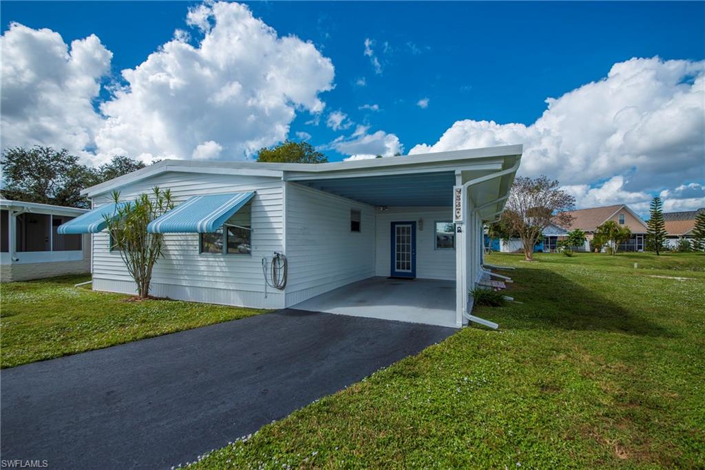 PRICED TO SELL!!! MOTIVATED SELLER!!! Beautiful, spacious and CLEAN! This double wide unit features lovely lake views on an Oversized Lot in the ever-peaceful, Cape Sable Lakes in sunny Naples, Florida. This unit is in excellent condition, has been well maintained and upgraded. The 2 Bed / 2 Bath home is the perfect lakefront property for vacation or year-round living. New floors throughout. Bathrooms upgraded. New Samsung Refrigerator. Built in 6-speaker Surround System. A/C (2017), Washer (2018), Water Heater (2013), new HVAC, OVERSIZED SHED with windows, workbench and shelving, free community channel with events, birthdays etc. Association fees of $105/mo include cable, irrigation water, lawn & land maintenance, sewer, clubhouse with structured seasonal activities and 2 pools with cabanas. 55+ community. Close to I-75. Less than 10 minutes from Naples Pier & Beach, 5th Avenue Restaurants, Shopping and Marinas.