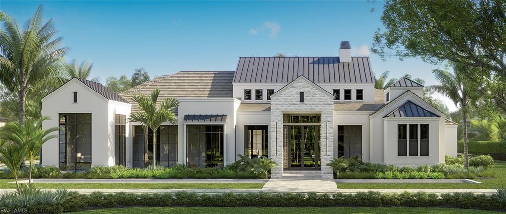 Upcoming carefully crafted estate home by Borelli Construction of Naples.