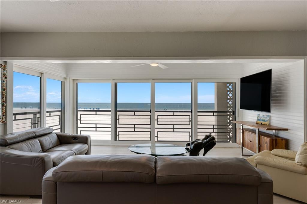 Experience luxury beachfront living at its finest in this beautifully appointed and completely remodeled 3-bedroom, 2-bath residence on Fort Myers Beach. Located on the desirable 3rd floor, this stunning condo offers breathtaking full ocean views and an open, light-filled floor plan designed for coastal comfort and elegance. Every detail has been thoughtfully updated with high-end finishes, modern fixtures, and stylish design throughout. Enjoy panoramic Gulf views from your private enclosed balcony, perfect for year-round relaxation and entertaining. Offered turnkey furnished, this exceptional residence is move-in ready and ideal as a primary home, vacation retreat, or investment opportunity. This unit showcases true pride of ownership in one of Southwest Florida’s most sought-after beachfront locations. Steps to the sand, dining, shopping, and island attractions. Rare opportunity to own a fully renovated Gulf-front paradise on Fort Myers Beach.