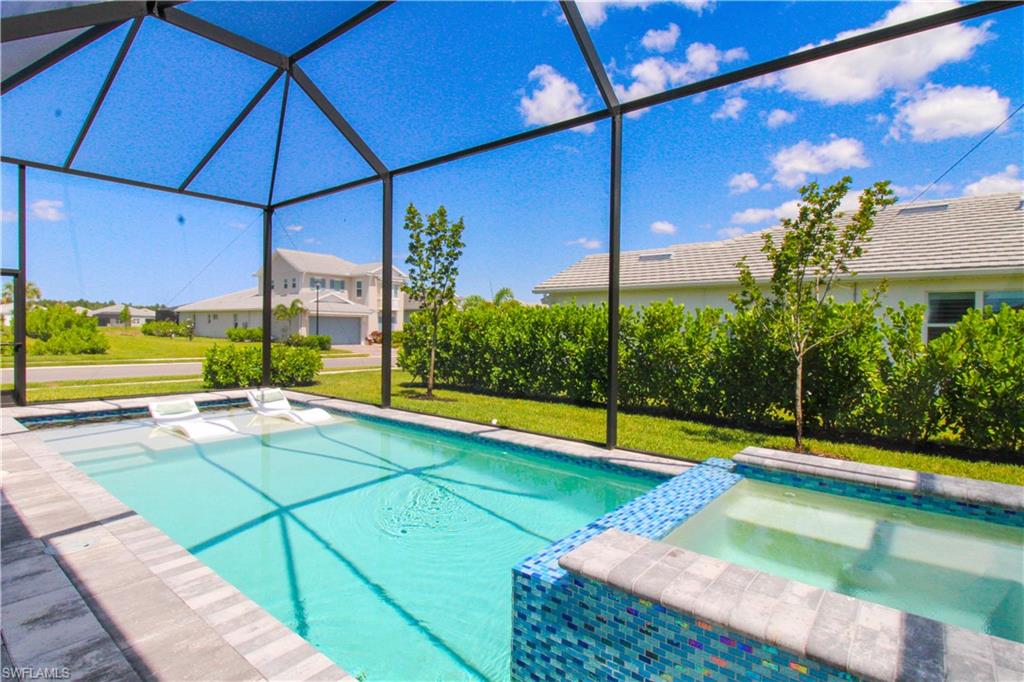 ** NEW CONSTRUCTION STUNNING SINGLE FAMILY PRIVATE HEATED SALTWATER & SPA POOL HOME 3-BEDROOM PLUS DEN\2.5 BATH AT AZURE AT HACIENDA LAKES ** UNFURNISHED HOME ** LONG-TERM TENANT **Stunning 3 Bed Plus Den / 2.5 Bath Pool Home with Luxury Finishes in Azure at Hacienda Lakes UNFURNISHED home

Welcome to your dream rental in the exclusive Azure at Hacienda Lakes community. This brand new, single-family home built in 2023 offers exceptional comfort, contemporary design, and resort-style amenities—perfect for those seeking luxury living in a vibrant neighborhood.

Property Features:
3 Bedrooms | 2 Full Bathrooms\1 Half Bath
Separate Den\Office
2,380 Sq Ft of Living Space
2-Car Garage
End Lot for Added Privacy
Gas Heated Saltwater Pool & Spa for luxurious swimming
Screened in lanai
Outdoor Kitchen – Ideal for Entertaining
Home offered unfurnished and ready for your style and furnishings

Interior Highlights:
Open, Spacious Floorplan with Tall Ceilings
Chef’s Dream Kitchen featuring a custom-built gas range, Quartz countertops & backsplash, stainless steel appliances, and a top-of-the-line Jenn-Air 6-burner gas stove
Kitchen has 2 ovens (one underneath the microwave and one underneath the gas range) and a warming drawer
Huge Quartz Island – Perfect for dining and prep and entertaining your family & guests
Designer Lighting & Custom Millwork Throughout
Beautiful Wood Flooring
Primary Suite with an oversized upgraded shower, dual vanities, and a spacious walk-in closet

Community Amenities at Hacienda Lakes:
Resort-style lagoon pool
Tennis & pickleball courts
Game room, fitness center, library
Clubhouse with a rentable kitchen for parties
Full social calendar of events
Everything but golf!

Pet Policy:
A small, non-shedding dog under 25 lbs MAY BE considered upon HOA approval with a $500 refundable pet deposit.

This exceptional, stunning home blends luxury finishes, functional design, and community living in one of Naples' most desirable new neighborhoods.

** FIRST, LAST AND SECURITY DEPOSIT DUE AT MOVE-IN **
Tenant responsible for Electricity, Gas, Water\Sewer, Cable and Internet