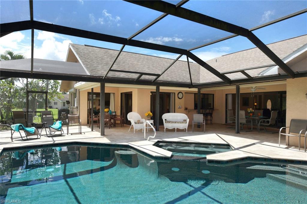 This is a VACATION RENTAL only. Owner will not consider annual rentals. Weekly rentals are welcome.
Villa Milano is a 3- bedroom, 2-bathroom property with an electric-heated pool and spa. This home sleeps a maximum of 6 guests (including children) and will accommodate up to 2 pets that do not exceed a combined weight of 35 lbs. Please inquire for possible pet exceptions.

· · · · · PROPERTY PERKS · · · · ·
- High chair & booster seat
- Pack & play
- Stroller
- Pet friendly

· · · · · LOCATION · · · · ·
- Located in North Fort Myers
- Close to northern Cape Coral
- Close Paul Sanborn Park - recreation area & playground

· · · · · LIVING AREAS · · · · ·
- Flat-screen TV
- Comfortable seating
- Recliners

· · · · · KITCHEN & DINING · · · · ·
- Fully equipped
- Dining area with seating for 6
- Breakfast nook off kitchen with additional seating for 4

· · · · · BEDROOMS · · · · ·
- Primary Bedroom: King bed & flat-screen TV, as well as a small desk
- 2 Guest Bedrooms: Queen beds in each

· · · · · BATHROOMS · · · · ·
- Primary Bathroom: Remodeled with soaking tub & shower
- Guest Bathroom: Shower only & single sink vanity

· · · · · OUTDOOR LIVING · · · · ·
- Electric heated pool & spa
- Eastern pool exposure
- Two dining areas, each seating 4
- Sun loungers
- Grill
- No rear neighbors!

· · · · · THIS HOUSE IS GREAT FOR · · · · ·
Travelers looking for an off-water budget-friendly property in a quiet neighborhood