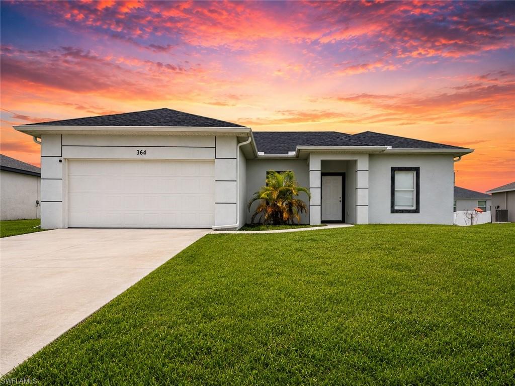 Welcome to this beautifully maintained, move-in ready home built in 2022, offering the perfect blend of modern style, quality construction, and everyday convenience. Featuring 3 bedrooms, 2 bathrooms, and a bright open-concept floor plan, this contemporary residence is designed for comfortable living and effortless entertaining. The stylish kitchen showcases quartz countertops, modern cabinetry, and overlooks the spacious living and dining areas. Tile flooring flows throughout the home, while impact-resistant windows and doors provide added security, energy efficiency, and peace of mind. Nestled in a quiet neighborhood surrounded by newer homes, this property offers a fantastic location with quick access to SR 82, making commuting to Fort Myers a breeze. You'll also be just minutes from shopping, dining, entertainment, Southwest Florida International Airport, beautiful Gulf beaches, and everything Southwest Florida has to offer. Whether you're searching for your primary residence, seasonal getaway, or investment opportunity, this nearly new home is ready for you to move right in. Schedule your private showing today!
Some images include virtually staged furnishings.