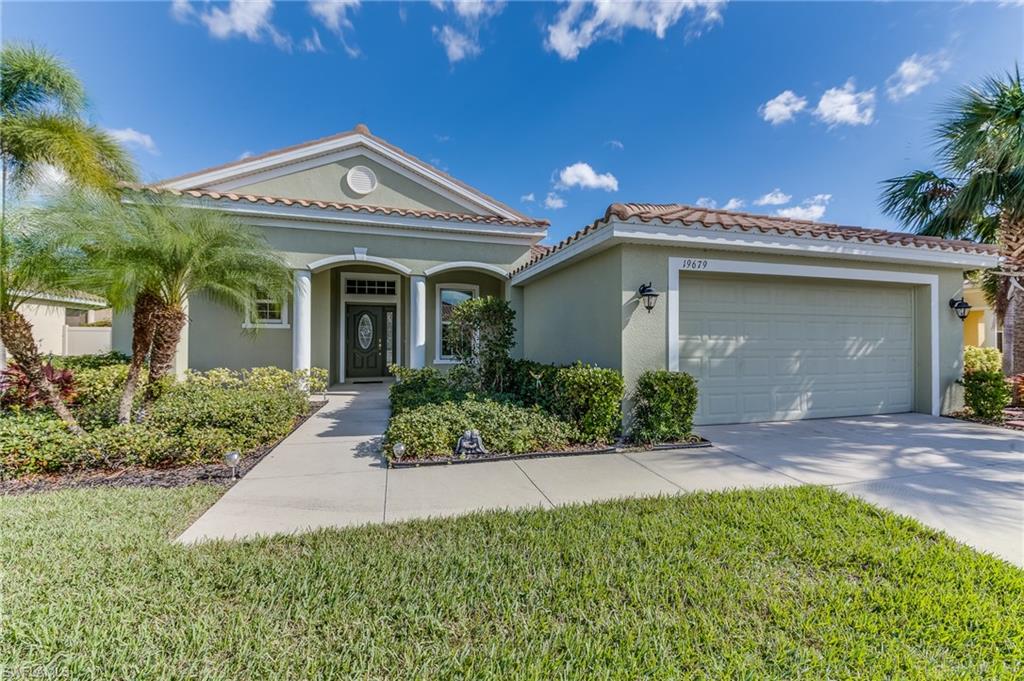 INCREDIBLE VALUE WEST OF 41 ON ESTERO BORDER!!! This immaculate 3 bedroom, 2 bath home is located in the quaint, gated community of Estero Preserve, a hidden gem comprised of only single-family homes w/ LOW HOA dues and no country club fees! Built in 2011 & occupied only a few weeks each year as a vacation home, this one offers nearly 1700 sf. of VERY lightly used and well cared for space! An open great room floor plan allows sunlight to filter in while providing privacy between the guest rooms & master suite. The master suite features an updated en suite bath with granite counter, dual sinks, step-in shower & jetted bath tub; Finished with a large walk-in closet & sliders leading to the covered lanai spanning the entire width of the home. Relax & enjoy the SPACIOUS backyard setting w/ COMPLETE PRIVACY and room for a pool if desired. The updated kitchen features a breakfast bar, granite counter tops and a sunlit breakfast nook. This home is complete with a 2-car garage and full laundry room plumbed for a sink. Perfectly located near Coconut Point mall, the airport, dining & entertainment & just a short drive to beach! This one has it all for an amazing price... don't miss out!