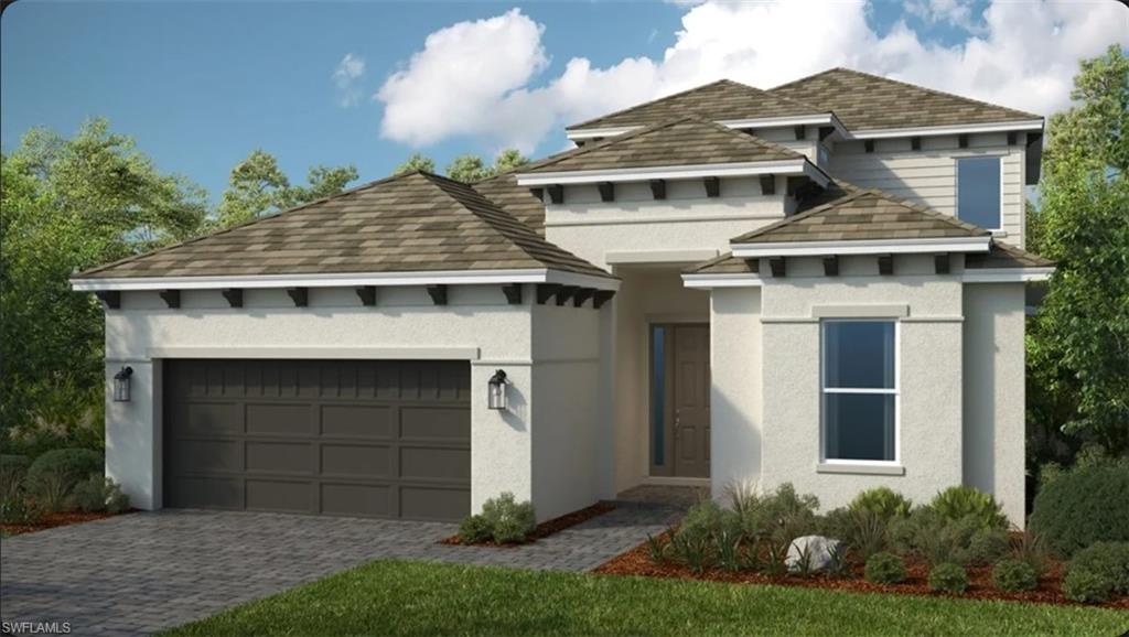 One or more photo(s) has been virtually staged, AI generated or rendered.  What's Special: Flex Room | Extended Patio | Loft | South Facing Patio. New Construction - November Completion! Built by America's Most Trusted Home Builder. Welcome to the Genoa at 26431 Argus Place in Esplanade at Starling! This beautifully designed home welcomes you in with a bright foyer that flows effortlessly into an open great room, dining area, and spacious kitchen with a large center island perfect for gathering. A serene primary suite is tucked away for privacy, featuring a luxurious bath with an oversized shower and dual sink vanity, creating a peaceful retreat. A private study and secondary bedroom suite offer flexible spaces for guests or work-from-home comfort. Upstairs, a generous loft, an additional bedroom, and a versatile flex room provide even more room to relax, play, or create. Thoughtful touches like a tandem and two-car garage, ample storage, and inviting living spaces make this home feel warm, welcoming, and endlessly livable. Additional Highlights Include: gourmet kitchen, 4' garage extension, 8' interior doors, covered extended lanai, outdoor kitchen rough-in, and impact windows throughout the whole house. Virtually staged photos are for representative purposes only. MLS#226022133 - Experience a new level of resort-style living at the gated community of Esplanade at Starling in Punta Gorda! Every day feels like a getaway with incredible amenities, including a resort-style pool, poolside cabanas, and a Bahama bar. Take advantage of concierge services and wellness programs designed to invigorate the mind, body, and spirit. Stay active with a friendly game of tennis, pickleball, or bocce, or unwind at the fitness center, spa, and even the bark park with your furry friend. Esplanade at Starling is where relaxation meets adventure—come discover it today!