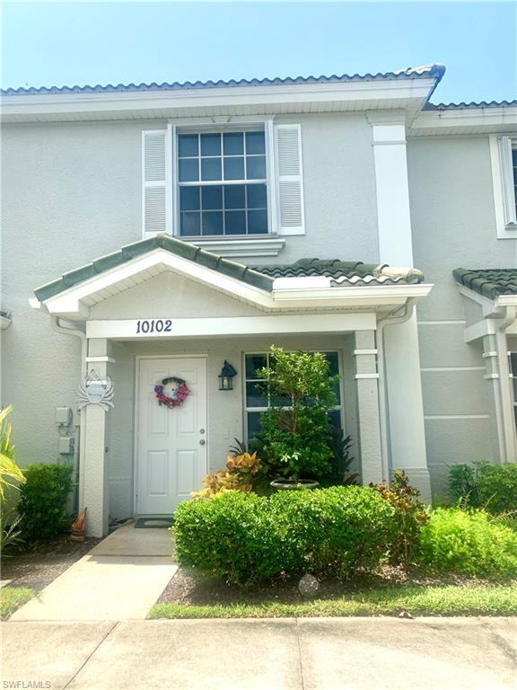 Updated and well maintained 2 bedroom 2.5 bath townhouse is the gated community of Cypress Landing located along Six Mile Cypress.  This townhouse features all tile on the first floor and laminate wood like flooring in the upstairs bedrooms/hallway.  Current owner has tastefully painted the interior and updated light fixtures/fans/shelving.  Enjoy the screened in lanai area that offers a storage locker and BBQ grill paved area. AC and water heater are both newer and hurricane accordion shutters on the upper level windows offering you a move in ready home with strong bones.  HOA fees are only $310 per month which includes Cable, Internet, Building Insurance, Lawn Care, Pool and Gym Amenities plus much more.