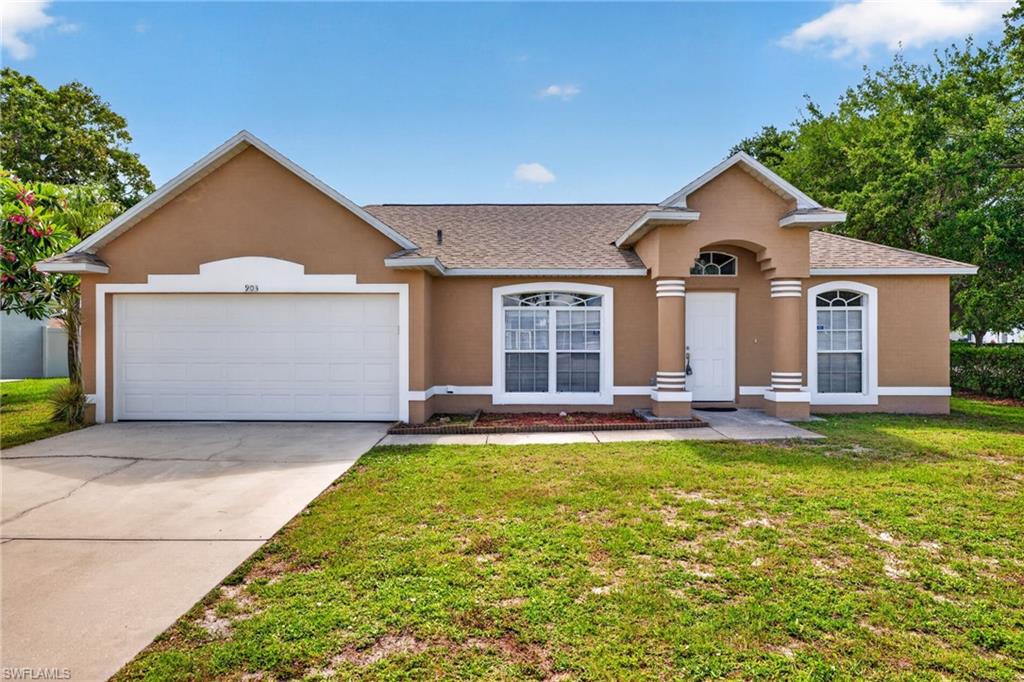 Bright corner home in Cape Coral, FL offering three bedrooms and two bathrooms with all wood floors throughout. The layout flows to a spacious lanai, extending the living area for indoor-outdoor enjoyment. Located on a corner lot for added light and presence, this residence combines low-maintenance flooring with comfortable living spaces—an appealing option for those seeking a well-maintained home in Cape Coral.