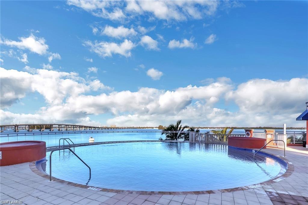 Take your private elevator into this 3 Bed 2 Bath High rise condo overlooking the water in beautiful downtown Ft Myers. This unit has perfect privacy on your lani without looking into the other condo's or other condos looking into your lani. No better view , looking from downtown bridges all the way up the river, total water view. Tile throughout the kitchen, living room and both bathrooms. Priced so you can decorate any way you like. This complex has a full time professional management team with security and employees on site. Fitness center, private movie theater, pickleball, tennis, beautiful pool, spa, and BBQ area. Great rental property for annual or seasonal. BEST OF ALL 2 PARKING SPOTS, THIS WAS A 20,000 UPGRADE AT TIME OF BUILDING.
Don't miss this one at this price.
Don't miss this one.