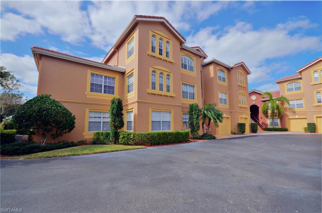 SIGHTS AND SOUNDS OF FT MYERS LIVING! New carpet, ceiling fans, blinds and completely repainted third-floor condo ready for immediate occupancy within a low-key style gated complex amidst a community of 320 condominium residences. The split floor plan offers en-suite bathrooms in both bedrooms which exemplifies amply privacy. With a kitchen breakfast bar, flowing dining and living area makes for the ease of condo ownership simple and hassle free! Take pleasure in the view off the open balcony overlooking the water display in the lake and sandy lakefront beach just below the pool vicinity. The Gardens at Beachwalk is centrally located Ft Myers gated community which is Mediterranean inspired. Close proximity to hospitals, shopping, library and beaches of Ft Myers Beach and Sanibel. Enjoy the eye catching exotic birds around both of the two lakes along with well manned landscaped grounds.