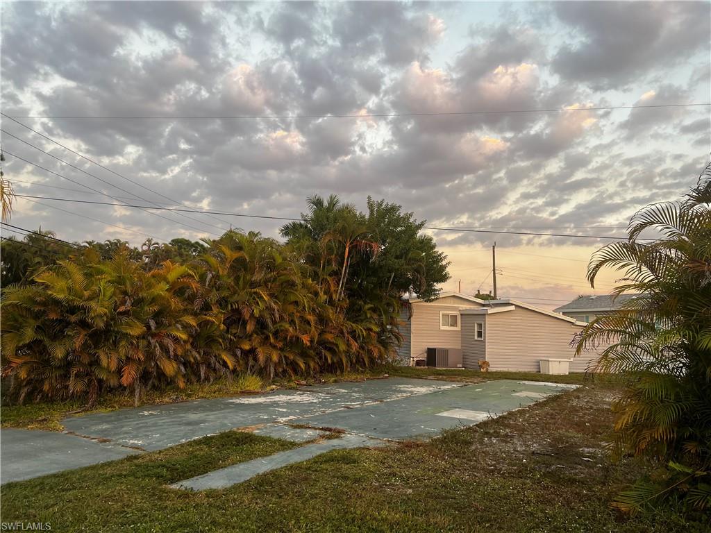 Gulf Access via the Estero River @ Mariners Cove. Vacant MH lot for sale with HOA approval in place for your new home. 816/SF - 2 bedroom, 2 bathroom + porch with room for a driveway. Please see the supplement section for site and floor plan.

Discover this vibrant 55+ boating community, nestled along the scenic Estero River. This oversized, corner lot, cleared, ready for your home and your boat, offers the perfect blend of tranquility, convenience, and resort-style living.

What makes this lot special?
Not only do you own the land but it’s easy to get to, has a community pool, clubhouse, and Estero River access. With only two adjacent neighbors, you'll enjoy privacy.

Residents enjoy the boat ramp, docks with lifts (available via waitlist), and access to the Gulf. This a dream location for anglers and boating enthusiasts alike. 

The pool has a river view, clubhouse with social events, shuffleboard, pickleball, common laundry, a library, and more—all for a low monthly HOA of just $131. 

Perfectly situated off Highway 41, you’ll be minutes from RSW International Airport, Gulf beaches, top shopping and dining spots in Estero. Mariners Cove provides the ideal mix of quiet community living with central access to everything Southwest Florida has to offer.

Whether you're looking to build your winter getaway or a full-time residence, this is a chance to build in a well-established, friendly neighborhood.

Drive by today and see why this is one of the most sought-after lots in Mariners Cove!