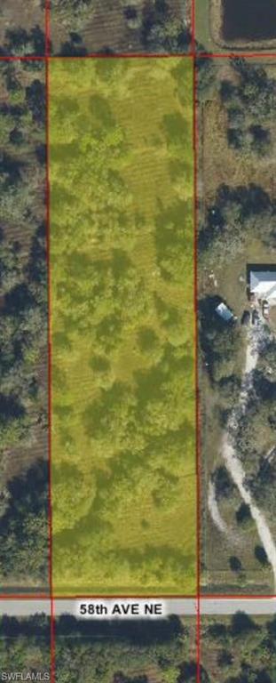 Rare opportunity to own 2.71 acres in the heart of Golden Gate Estates NE Naples. This 179 x 655 ft parcel offers the ideal canvas to build your custom dream home — with plenty of room left for a pool, workshop, guest cottage, or barn. No HOA, no restrictions — bring your horses, your RV, your boat, and your vision. Zoning allows up to 2 horses per acre. Partially upland lot with road frontage on 58th Ave NE. Septic and well required. Several local builders available. Area is experiencing steady growth with new shopping, dining, and services expanding along the corridor. Gulf beaches and downtown Naples within 30–45 minutes. Buy now, build on your timeline — land like this in Naples doesn't last.