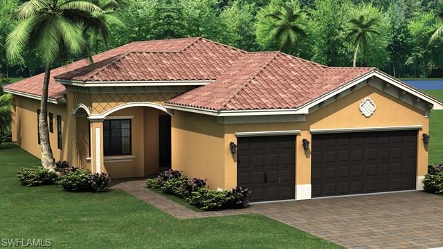 H.10817 - New Construction in North Naples under $500K! Ready for immediate occupancy, this popular "Cabernet" single-story great room plan on an oversize lot features three bedrooms plus den that could easily be converted to a 4th BR. From the gourmet kitchen with quartz counter tops, upgraded wood cabinetry and stainless steel appliances to the luxurious bathrooms with lots of high end finishes, this home is sure to impress. The open design with 11 ft. tray ceilings flows outside to a spacious lanai and backyard. The 3-car garage is a bonus. LISTING AGENT LIVES IN COMMUNITY and can show you the unparalleled amenities Riverstone has to offer: from the state-of-the-art lifestyle complex with full time activities director, heated resort-style & lap pools, water play area, indoor basketball/pickle ball court, fitness center, yoga studio, social room with catering kitchen and covered patio, outdoor basketball court, 5 tennis courts, and playground with picnic pavilion to the gatehouse with 24/7 security guard. Low HOA fees!  Photos are of the model and not the actual house.