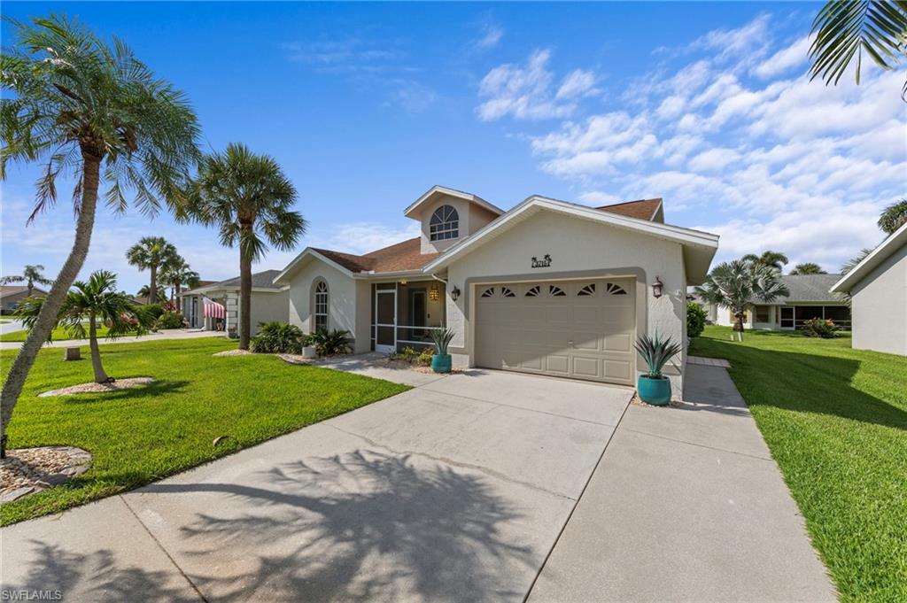 Do not blink—or this absolute gem in the highly coveted Sabal Springs golf community will be gone! In a neighborhood where homes rarely feature a pool—or have the lot space to build one—this property is a true unicorn. Impeccably updated, flawlessly styled, and completely move-in ready, this pristine 2-bedroom, 2-bathroom pool home is the coastal paradise you’ve been waiting for. Boasting a coveted prime southern exposure, the entire home is bathed in radiant natural light, while your backyard oasis enjoys optimal, all-day sun.

Step inside to find dramatic vaulted ceilings that elevate the open concept, creating an airy, sophisticated yet relaxed vibe perfect for everyday luxury or grand entertaining. Most major ticket items have already been done for you, offering ultimate peace of mind: a 2019 roof, 2023 saltwater pool with heater, 2024 screen enclosure, a sparkling garage with a spotless epoxy floor, and a suite of brand-new, stainless appliances.

But the true showstopper lies just beyond the glass. Walk out to your oasis ... a covered lanai—the perfect shaded retreat for morning coffee or sunset cocktails—and look out to your private backyard paradise. Just steps away sits a magnificent, brand-new 2023 heated saltwater pool. Encased in a flawless screened enclosure, this premium saltwater system offers a luxurious, skin-friendly, resort-quality swim experience without the harsh chemical hassle.

Whether you’re relaxing on the front screened porch or hosting a poolside barbecue, this home embodies the premier Florida lifestyle. Located in Sabal Springs—the ultimate active-adult playground featuring a par-60 golf course, an on-site restaurant, and a booming social calendar—this property checks every single box.

Opportunities this perfect and this rare do not repeat. Schedule your private tour today before someone else claims your dream home!