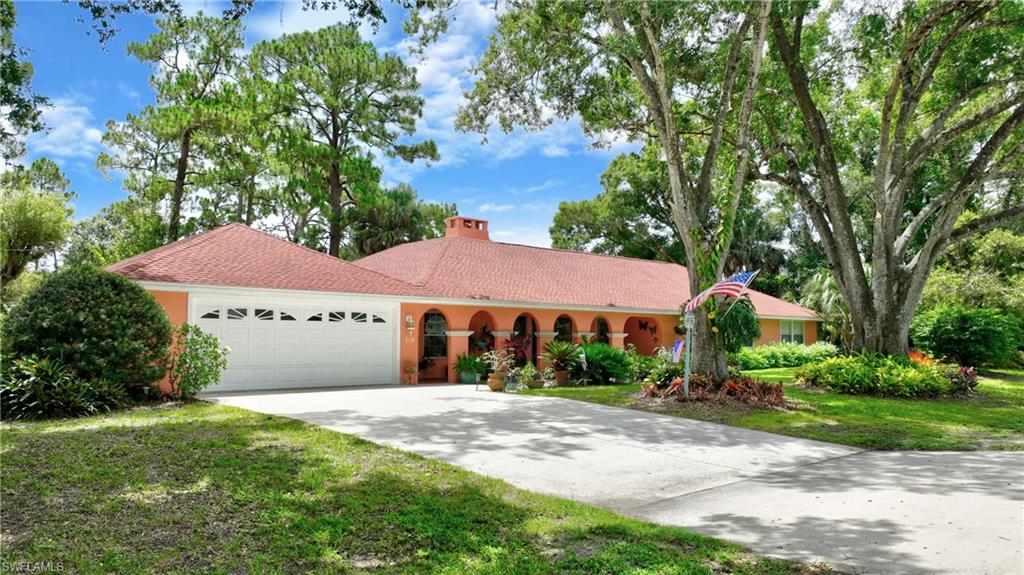 Discover nearly 2,800 sq. ft. of meticulously maintained living space in this exceptional 4-bedroom home with a dedicated office (could be a fifth bedroom), 2.5 baths, and an expansive ONE ACRE LOT served by city water. Located in a quiet Lehigh Acres neighborhood, this property delivers the perfect blend of comfort, functionality, and room to grow.  The spacious interior offers a bright, flowing layout with well-defined living areas, generous bedrooms, and a private office ideal for remote work or flex use. Formal dining room, separate family room and large living room. Outside, the property shines with mature landscaping, an attached 2-car garage, and a BONUS detached 900 sq. ft. building—perfect for storage, hobbies, or conversion into a workshop.  Homes with this level of care, space, and versatility are rare. This one is truly move-in ready.