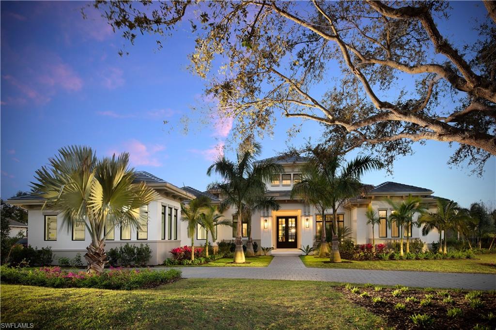 Welcome to the ATHERTON furnished model by Stock Custom Homes! From the moment you enter this wonderful home, you will appreciate the quality of workmanship that is Stock Custom Homes! Tray ceilings, open floor plan, exercise room, wine room, state-of-the-art appliances, spectacular golf view and an exceptional outdoor living space. No options spared in this 4,554+ sq ft model. The lush grounds of Quail West have made it the hidden gem of Southwest Florida for many years. 36-holes of golf designed by Arthur Hills. Enjoy the award winning newly renovated Grand Clubhouse. A Builder Incentive of $40K toward the house membership is currently being offered.