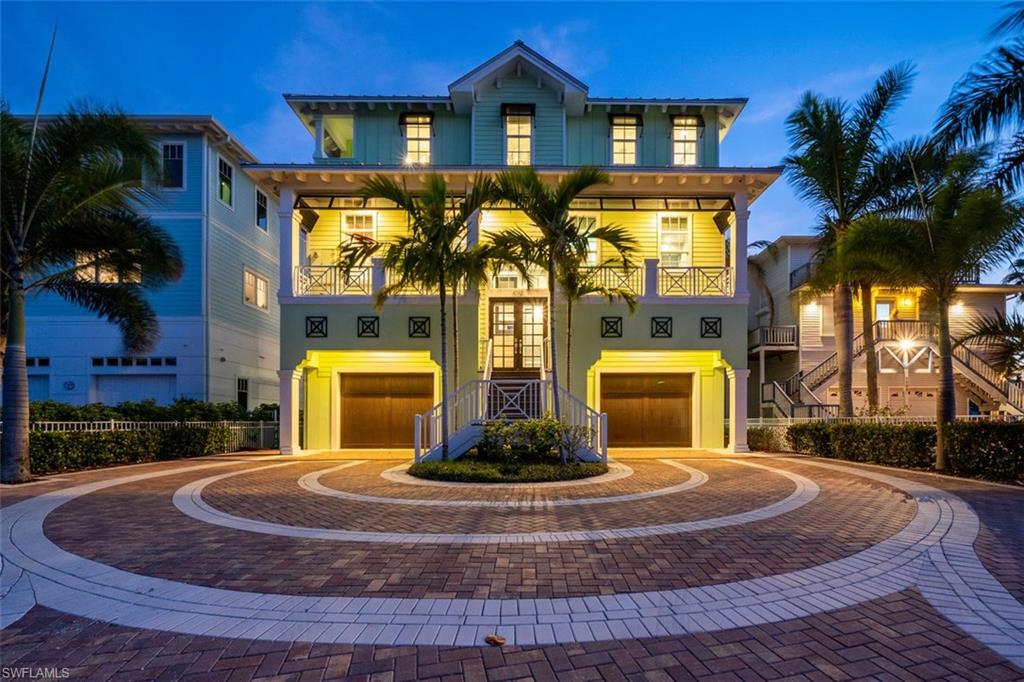 Beautiful Beachfront entertaining paradise!!! Sophisticated Key West style Mid Island location, This home is the ultimate "let the worries behind" as the choices to enjoy your beach lifestyle are endless, spend the day at the beach, swimming on your private pool, relaxing at the Cabana or watching from the comfort of your home the Gulf water views and the sunsets that are so loved by residents and tourists from all over. Luxurious yet cozy are the perfect compliment to get away from everyday life. Chef Kitchen/ Gas range, built in espresso maker, 2 dishwashers and so many more upgrades. Imagine watching the playful dolphins, manatees and the many species of birds from your beachfront retreat. From the moment you enter the home you'll know you are just about to be mesmerized when you see the large open concept living area boasting coffered ceilings and huge impact sliding doors leading to the outdoor kitchen and endless GULF views. Nearly $100K in audio/video Command 4 automation upgrades and total interior repaint in 2021. Photos/video are pre-hurricane to showcase the beauty of the home, living area and second floor have minor damage. Structural engineer/electrical inspection done