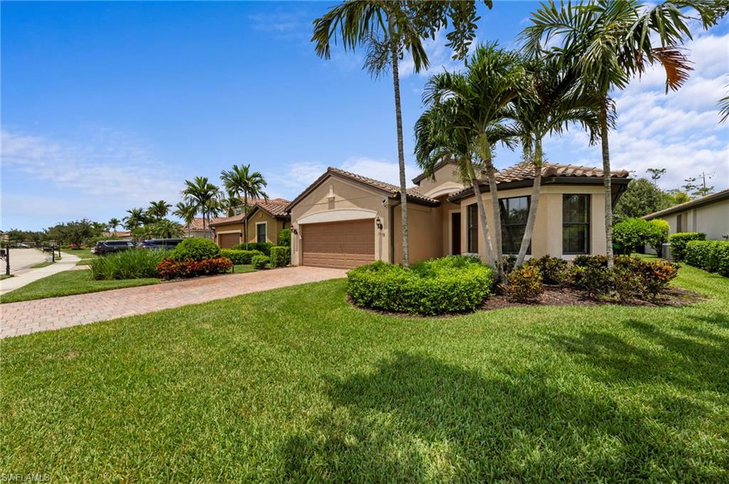 Located in The Preserve at Corkscrew, one of Estero's most desirable gated communities, this Pulte-built Vernon Hill floor plan offers 3 bedrooms plus a den and 2 full baths in a layout that lives with ease and elegance. Out back, a newer pool with a picture-window screen anchors one of the most private backyards in the community, set on a premium lot with a serene preserve view. The spacious paver lanai and northwestern rear exposure make it an ideal setting for enjoying the outdoors from morning through sunset. Inside, the kitchen features granite countertops, a large center island, an eat-in kitchen space, and extended cabinetry with soft-close drawers. The primary bedroom features tray ceilings and an en-suite bath with two separate vanities and a soaking tub. The finished laundry room and large custom owner's closet add practical storage throughout the home. Additional upgrades include a 4-foot extended garage with a 220-volt outlet for electric vehicle charging and manual hurricane shutters. Enjoy added peace of mind in flood zone X, located outside of the mandatory flood zone. The Preserve at Corkscrew is an intimate, fully built, 24-hour guard-gated community known for its scenic nature preserves, sidewalks, and streetlights. Residents enjoy an abundance of pickleball, tennis, basketball, a resort-style pool and spa, a fitness center, a yoga room, a clubhouse, and a tot lot, along with low HOA fees that include landscaping and an active social committee. All of this sits just minutes from shopping, dining, RSW International Airport, and Southwest Florida's award-winning beaches.