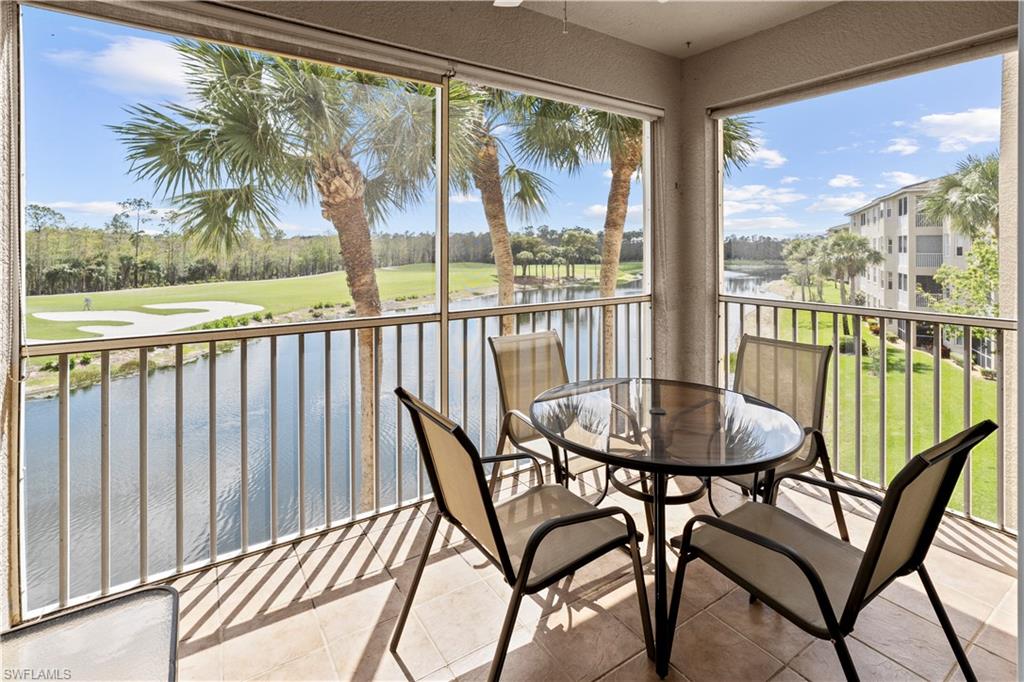 **Annual Rental - Available Furnished ** - Amazing Panoramic Views from this Spacious and Bright Two Bedroom, Two Bath Unit overlooking the Lake and Golf Course. Excellent Opportunity to live in a desirable and gated Country Club Community without the High Fees and Monthly Rate. This fantastic location also offers easy access to the beach, downtown Naples and I-75. Don't let this Amazing Apartment get away, schedule a tour today! *Rental does NOT come with Golf Privileges.