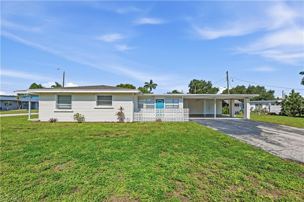 Welcome home to this charming 3-bedroom, 2-bath residence offering 1,448 square feet of comfortable living space in the heart of Fort Myers. Situated on an oversized corner lot with dual street access, this home features a desirable split-bedroom floor plan, spacious living areas, and plenty of natural light throughout. Recent updates include a new roof (2023) and a 2019 A/C system, providing peace of mind for years to come. The expansive yard offers endless possibilities for entertaining, gardening, or adding your personal touch.
Conveniently located just minutes from shopping, dining, schools, medical facilities, downtown Fort Myers, and the area’s beautiful Gulf beaches, this home combines comfort, convenience, and value. Whether you’re a first-time homebuyer, investor, or looking for your next family home, this centrally located property is one you won’t want to miss!