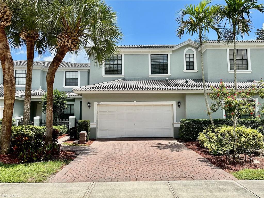 Annual rental available in the highly desirable Summit Place community! This beautifully updated townhouse offers 3 bedrooms plus a den, 2.5 bathrooms, and a 2-car garage. Freshly painted throughout, the home features new luxury vinyl flooring on the stairs and second level, refreshed kitchen cabinets, updated ceiling fans (master & living), new blinds in two bedrooms, and a renovated walk-in shower in the primary bathroom. Unwind on the screened lanai with elegant Italian-style pergolas and peaceful lake views—the perfect setting to relax after a busy day. Residents enjoy resort-style amenities, including a clubhouse, pool, spa, fitness center, basketball and tennis courts, playground, and BBQ area and pier. Basic cable and internet are included in the rent. Renter's insurance is required.