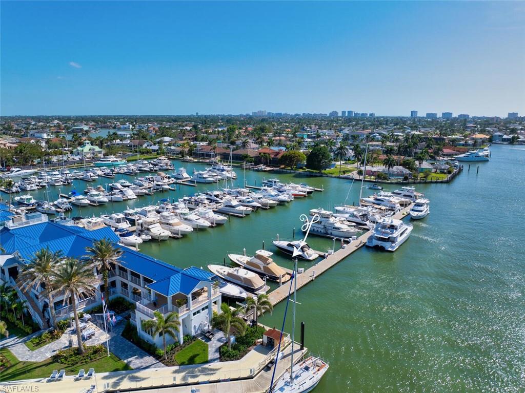 This 50 ft slip with a Max LOA of 55 ft is located on Dock A-slip 107 and is currently available in Marco Island. The Marco Island Marina has a protected yacht basin. The marina has Bellingham concrete floating docks, a Clubhouse that features pool, barbecue, restroom facilities, showers, laundry, ice, a conference room, exercise room, mailboxes, clubhouse with a kitchen. There is a daily dockmaster available. Fuel truck and access to provisions are close by. For your furry friends there is a dog run. You will love the quick easy out to the Gulf of America from this beautiful Marina!