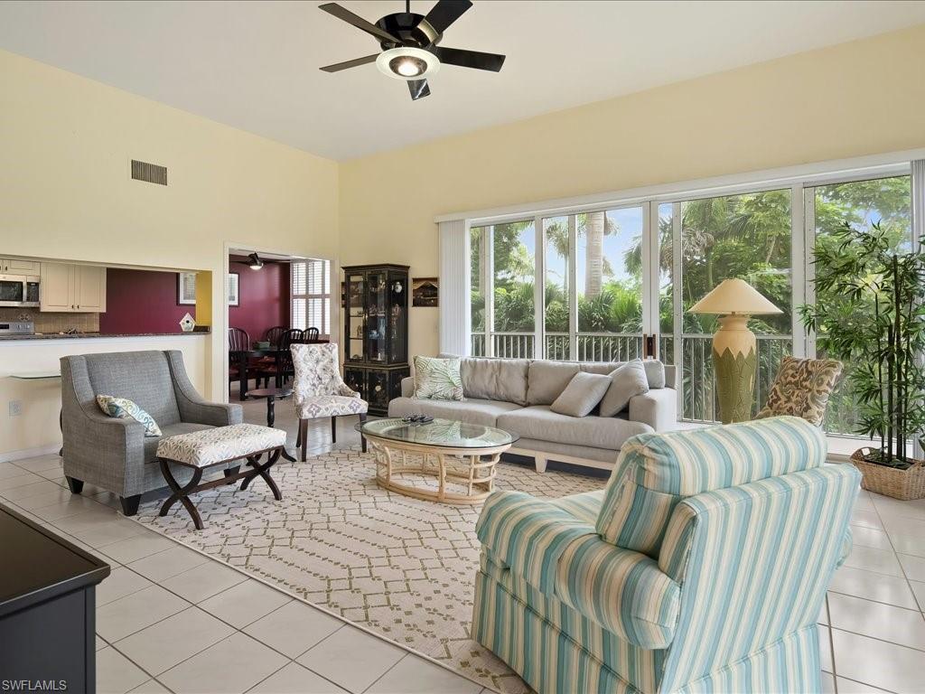 Not available February - March 2027. In sought after Pelican Bay ! Conveniently located near Tram stations to take you to the beach. Within walking distance to Waterside Shops and Artis Naples. Three bedroom 2 bath unit with open kitchen to living area out to lanai. Pelican Bay amenities will transfer to tenant. Tenant can enjoy tennis, fitness center, dining on the beach, beach chair and umbrella service and Fitness classes.