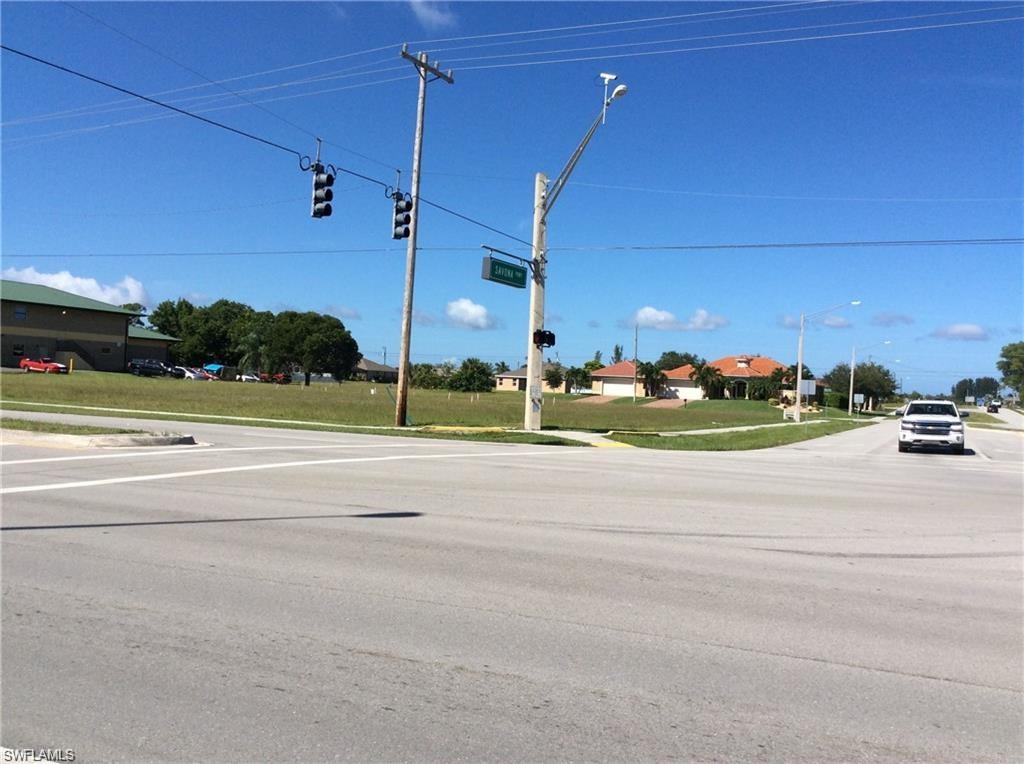 !!!!OVER 1 ACRE!!!! The Property is located on the signalized corner of Chiquita Blvd S. and Savona Pkwy W in Cape Coral, FL with multiple allowable uses for development. Interesting for in investor because it is in a rapidly growing area of the Chiquita corridor. Has the potential for three entry or exit points. The lot is cleared and filled and ready to build on, the zoning Zoned C-1 (Pedestrian Commercial District, City of Cape Coral