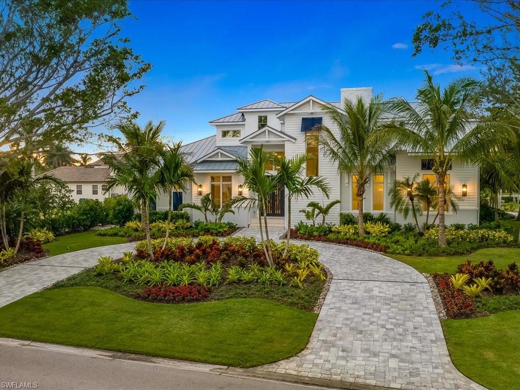 Welcome to 292 Bahia Pt, a prestigious offering by award-winning Riverview Homes. Enjoy a unique opportunity to own a brand-new construction home in the highly coveted Moorings community. This remarkable residence sits on an oversized lot of nearly 1/2 an acre with lush landscaping and a resort-style pool and spa. Boasting nearly 6,900 square feet of luxurious living space, this two-story masterpiece promises a lifestyle of unparalleled sophistication. The home is thoughtfully designed to harmonize with its surroundings, allowing you to enjoy the breathtaking views of the beautifully landscaped grounds seamlessly from both indoor and outdoor spaces. Step inside and discover a chef's dream kitchen, complete with a butler's pantry and top-of-the-line Wolf, Sub-Zero, and Bosch appliances. The open floor plan effortlessly blends the interior and exterior living areas, creating an ideal environment for hosting gatherings and entertaining guests. 292 Bahia Pt represents the pinnacle of luxury living in a serene and private setting. With its unparalleled quality and craftsmanship, this property is a true masterpiece, offering an idyllic retreat for those who appreciate the finest in life.