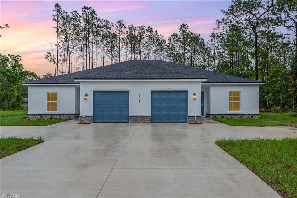 DUPLEX TO BE BUILT (LOT INCLUDED) Build your brand-new home on an oversized 0.28-acre residential lot in Lehigh Acres, located outside of a flood zone with power available, 6 beds, 4 baths, 2,430 sq ft. The advertised price includes both the homesite and base construction of a modern, thoughtfully designed duplex home by a local builder with experience delivering similar homes in Florida. Buyers may select interior and exterior colors and finishes from the builder’s standard selections before construction. The estimated construction timeline is 9–10 months from contract execution to completion and includes permitting. Photos shown are of the same model previously built and include virtual staging. Images are for illustrative purposes only. Finishes, colors, materials, and minor details may vary. Financing pre-approval is required before execution of a purchase agreement. Buyer must maintain financing eligibility throughout construction. The construction timeline is an estimate and subject to permitting, inspections, weather, and material availability.