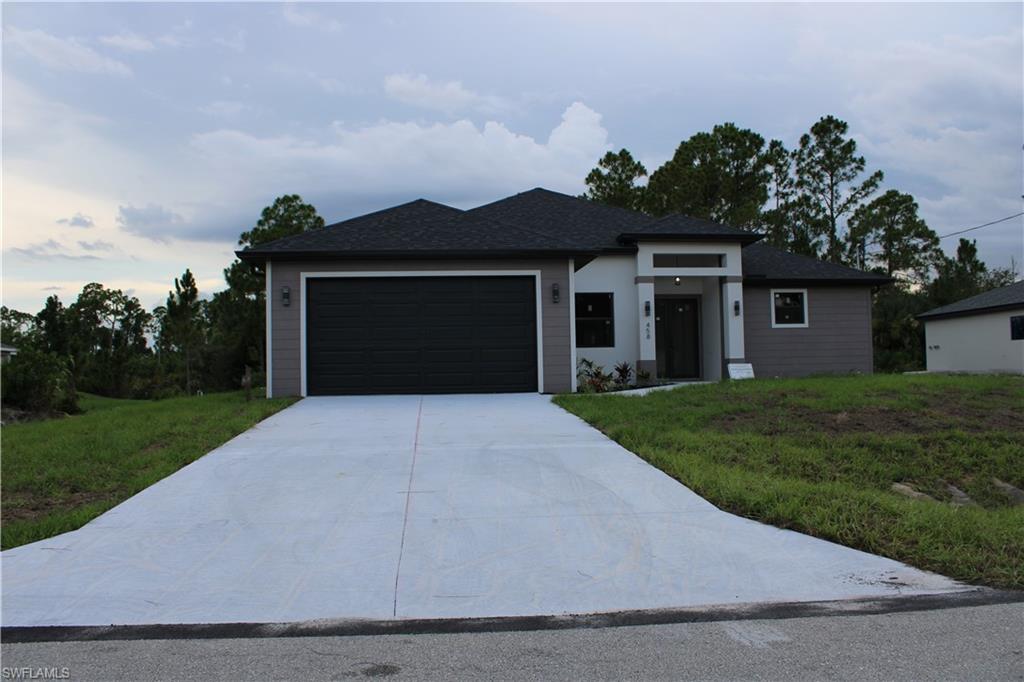 2026 Brand-new construction featuring 4 bedrooms and 2 bathrooms, a spacious patio, with beautiful finishes throughout. This move-in ready home offers stainless steel appliances, modern design, and sits on a quarter acre lot. Perfect opportunity for a new owner looking for comfort and style. Conveniently located on an easy access street, closed to SR-82, major highways, and Southwest Florida International Airport, providing easy access to Fort Myers and surrounding areas. Do not miss this rare opportunity and schedule a private showing thru Showing time.