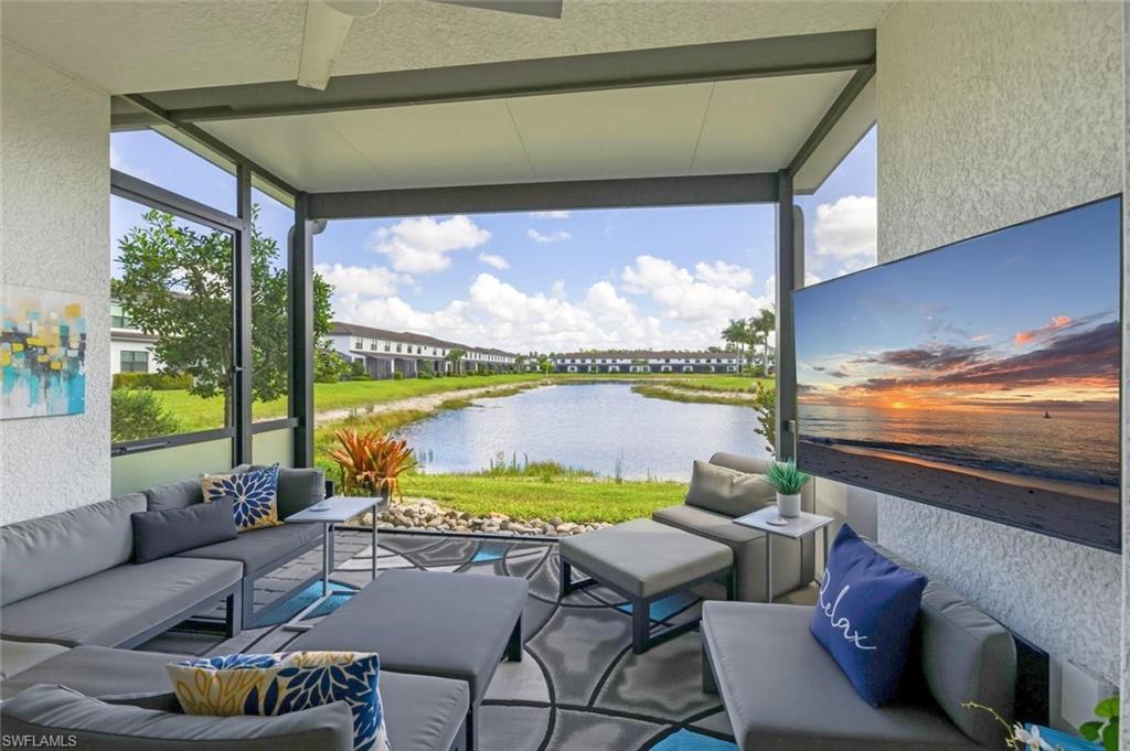 ANNUAL TURNKEY FURNISHED RENTAL AVAILABLE IMMEDIATELY. Don't miss this opportunity to live in a beautiful townhome in the highly sought-after VANDERBILT RESERVE community in NORTH Naples with convenient access to Vanderbilt Beach, Mercato's fabulous shopping and dining, I-75 and Southwest Florida International Airport. This home is in one of Naples best school districts. This spacious residence features 3 bedrooms, 2.5 bathrooms, a versatile loft, a 2-car garage, and a UNIQUE EXTENDED SCREENED LANAI—perfect for relaxing or entertaining. The MASTER BEDROOM is conveniently located on the FIRST FLOOR. The GUEST BEDROOM and OFFICE are thoughtfully located on the second floor, providing privacy and comfort. Vanderbilt Reserve is a newer GATED COMMUNITY offering exceptional AMENITIES, including a modern clubhouse, a RESORT-STYLE POOL with a paver sundeck, and a state-of-the-art FITNESS CENTER. Experience the perfect blend of luxury and convenience living in one of North Naples' most desirable townhome communities.