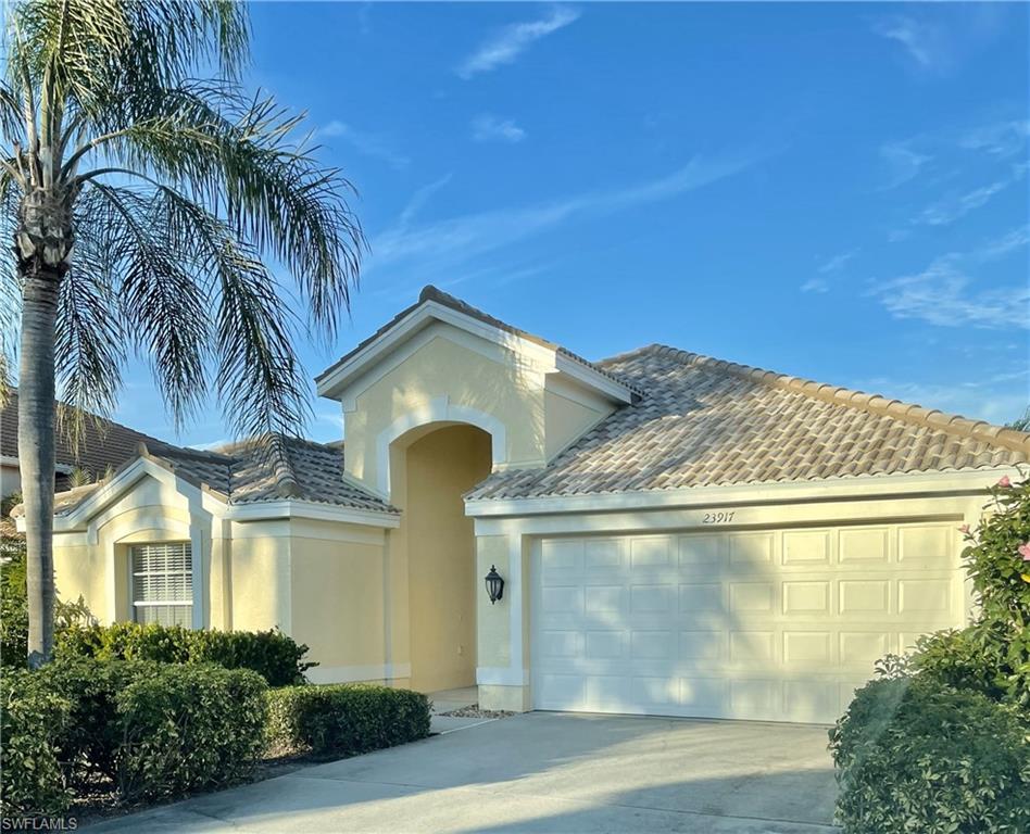 H11053 - Rare opportunity to own the highly sought-after Cypress model in Spring Run Bundled Golf Community. This one owner, one level, 2 car garage home features a spacious extended lanai overlooking a peaceful view of a sparkling blue lake and golf course. Enjoy peace of mind with a new 2022 roof and upgraded ADA accessible master bath. Create your dream home in this members’ only golf club recently redesigned by John Sanford, with an inviting remodeled 20,000 square foot clubhouse, four har tru tennis courts, bocce courts, fitness center, practice range, spacious community swimming pool/spa, and complimentary enrichment activity programs. The 2023 Grand Opening of Outdoor Dining Facilities and completely remodeled and expanded Clubhouse promises to elevate your life-style experience. Exceptional amenities and service are year round. Private beach club may be available at additional cost. Centrally located to Naples, Ft Myers/Sanibel. Min. from Coconut Pt Mall, beaches, SW Int’l Airport, Miromar Outlets, FGCU, Hertz Arena.