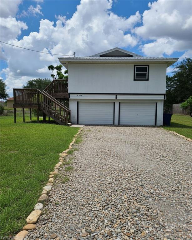 Lehigh Acres is growing and here's your opportunity to grow with this rising community. Cute 3 bedroom, 2 Bath raised rancher home with enclosed 2 car garage.A large backyard with plenty of room to entertain or add a pool. Great starter home or investor opportunity. Move in ready! Easy acces to SR 82 & Daniels for shopping, dining, and schools. Schedule your showing today!