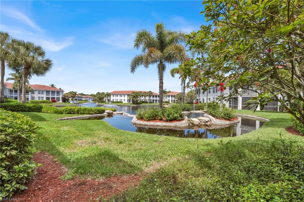Rarely available first-floor Garden Home in L' ambiance at Pelican Bay offering 3 bedrooms, 2 baths, and 1,726 sq. ft. of comfortable living space. This desirable residence features a split-bedroom floor plan, abundant natural light, and magnificent sparkling waterscape views. The enclosed lanai with sliding glass doors provides the flexibility to enjoy additional indoor living space or open-air outdoor living.
Well maintained with valuable improvements, including PGT impact windows and enclosed lanai completed in 2018, A/C replacement in 2018, and a new water heater in 2019.
Enjoy an exceptional walkable lifestyle with a private path leading directly to The Marketplace at Pelican Bay, featuring Publix, CVS, UPS, Ace Hardware, restaurants, and a variety of shops for everyday convenience.
Pelican Bay is a 2,300-acre premier coastal community in Naples, Florida, defined by 3 miles of exclusive Gulf-front beaches and preserved mangrove forests. Residents enjoy world-class luxury living, including two private beachfront restaurants, a 27-hole championship golf course, Waterside Shops, and an open-air tram system meandering directly to the sand.