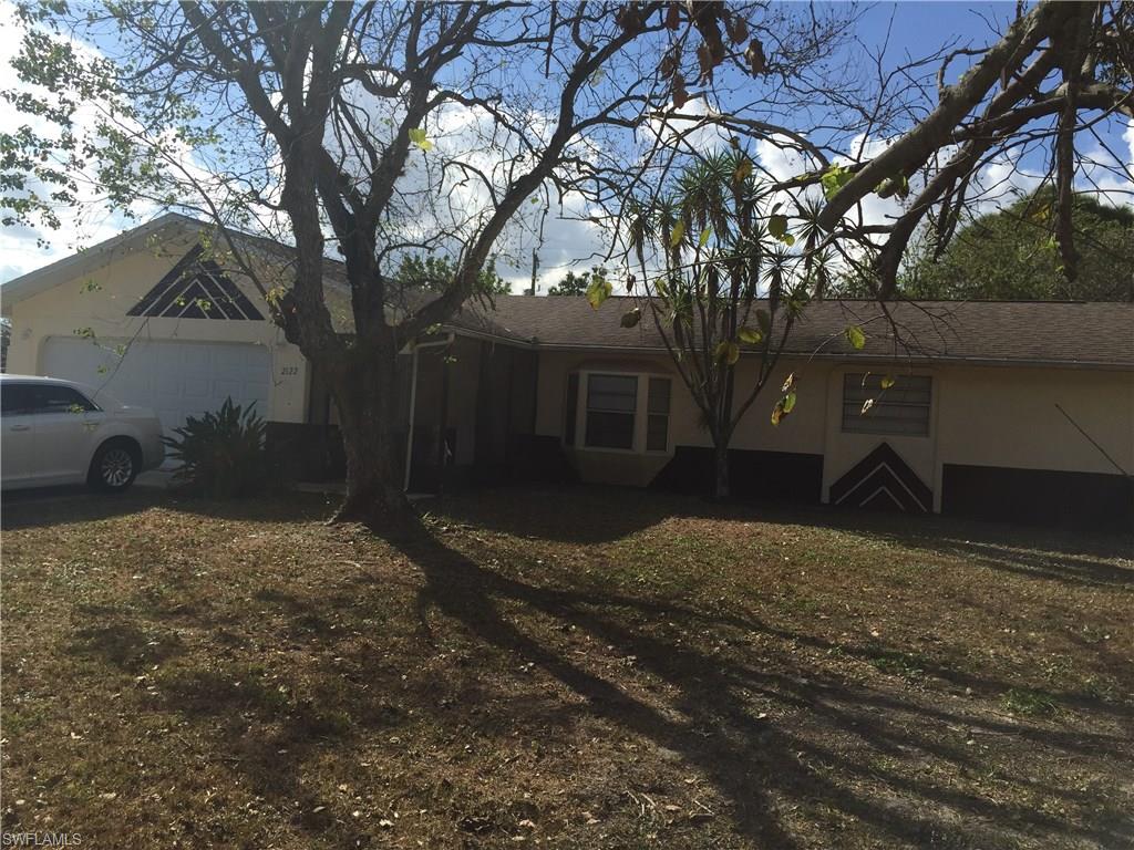 Affordable home for sale under $120k! NE location! With 3 bedrooms, 2 bathrooms and 2 car garage. Nice layout, spacious living area. Kitchen has a lot of cabinet space. Tile & carpet floors, fence back yard, screened lanai, recently painted and has City water with all assessments paid. Close to the new VA Hospital, Pine Island Rd, supermarkets, restaurants, gas stations and much more! Great started home or perfect for investment – it’s being rented for $1,100 a month – Please don't walk around the house without appointment, tenant has 2 big dogs -