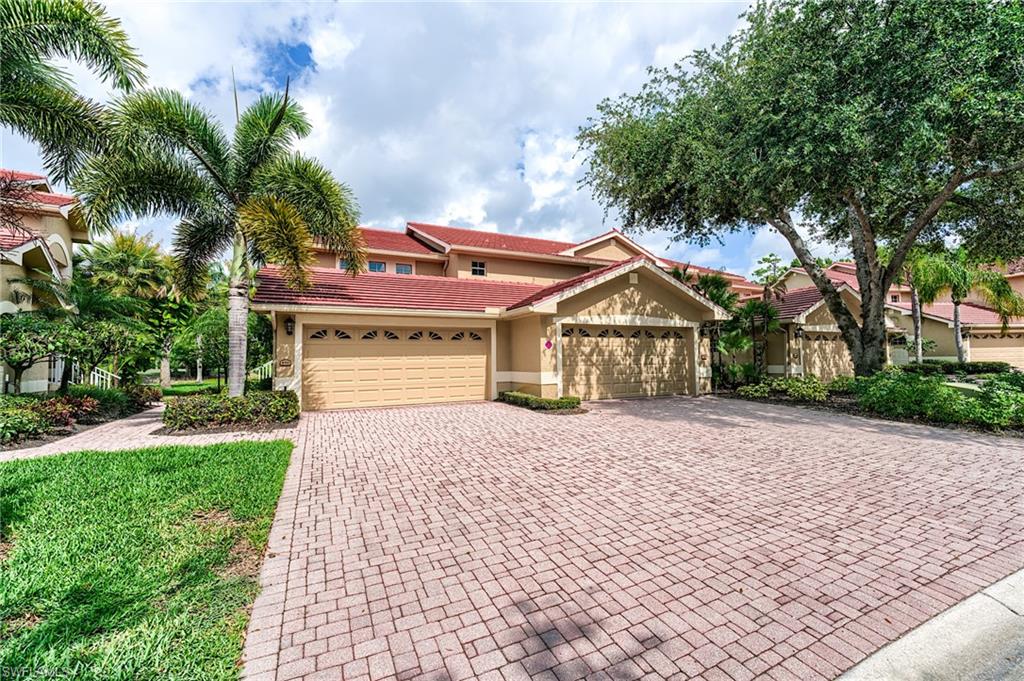 Golf & Lakefront Living at Its Finest

Welcome to effortless Florida living in this beautifully maintained 3-bedroom, 2-bath ground-floor townhome, perfectly positioned to capture both sweeping golf course and tranquil lake views. In the desirable Grandezza community, this inviting residence offers a light-filled open layout designed for comfort, relaxation, and entertaining.

The kitchen features ample cabinetry, and generous workspace, flowing seamlessly into the spacious living and dining areas. Large windows and sliding glass doors frame picturesque views of the fairways and sparkling lake, creating a peaceful backdrop for everyday living.

The private primary bedroom offers privacy, his and her’s closets, while two additional bedrooms provide flexibility for guests, a home office, or seasonal visitors. This townhome features a two car garage and community pool right outside your door. Step outside to your screened lanai and enjoy morning coffee, breathtaking sunsets, and the serene beauty of the surrounding golf community.

Whether you’re seeking a full-time residence, seasonal escape, or investment opportunity, this exceptional townhome delivers the perfect combination of location, lifestyle, and value. Enjoy resort-style amenities, lush landscaping, and the convenience of ground-floor living—all within a sought-after golf course community that offers options for several types of membership.  You can stay social, or go all out for all the sports the community has to offer.  If you choose a golf membership, you will have reciprocal options at over 30 other golf communities  nationwide to play golf, tennis, swim and dine. The community clubhouse, pool, restaurant, and golf course are just across the street offering convenience to all the communities activities.

Move right in and start enjoying the views, the lifestyle, and everything this exceptional home has to offer.