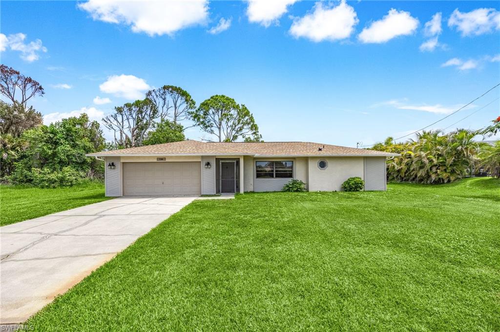 Welcome to this charming 3-bedroom, 2-bath home offering 1,350 square feet of comfortable living. The newer roof means no extra expenses, complemented by brand new carpet, fresh paint touches, and stainless steel appliances. Featuring a great room concept with a large family room, it offers a spacious, open feel. Outside, the oversized under-truss lanai and large backyard are ready for your dream pool. Nestled in a prime location, you’ll have easy access to essentials while enjoying peaceful surroundings. This cozy, sunlit home is perfect for first-time buyers, downsizers, or rental investors! Schedule your private tour today!