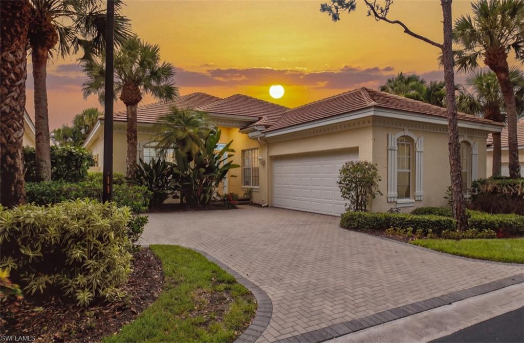 Situated on a private cul-de-sac along the 12th fairway of the Hurricane Golf Course, this exceptional residence enjoys sweeping golf course views and remarkable privacy. Following a $200,000 renovation and modernization (2025), the home now showcases a refined blend of contemporary style and timeless Florida elegance. This thoughtfully redesigned great room floor plan features 3 bedrooms, 3 bathrooms, and an open den / family room. The stunning designer kitchen serves as the heart of the home, complete with new stainless-steel appliances, a double-banked island with impressive storage, double-thick quartz countertops, a pot filler, and a striking tile backsplash. Bright, open living spaces flow seamlessly to the outdoors, where a sprawling screened lanai, pool and spa, and a generous covered area create the perfect setting for entertaining. Additional highlights include a new roof (2024) and hurricane shutters, offering peace of mind for years to come. This outstanding property showcases breathtaking southern views of the manicured fairways and greens, framed by lush tropical landscaping. Pelican Landing’s amenities enhance the lifestyle: top-tier tennis, a private beach park accessible by water taxi, Spring Creek kayaking and canoeing, a vibrant community center, a state-of-the-art fitness center, sailing, bocce, and pickleball courts. Golf enthusiasts can explore membership opportunities at The Nest Golf Club. Convenient access to Naples, Southwest Florida International Airport, Coconut Point, Miromar Outlets, and Gulf beaches completes this premier Florida living experience. A rare opportunity to enjoy luxury, privacy, and spectacular golf course views.