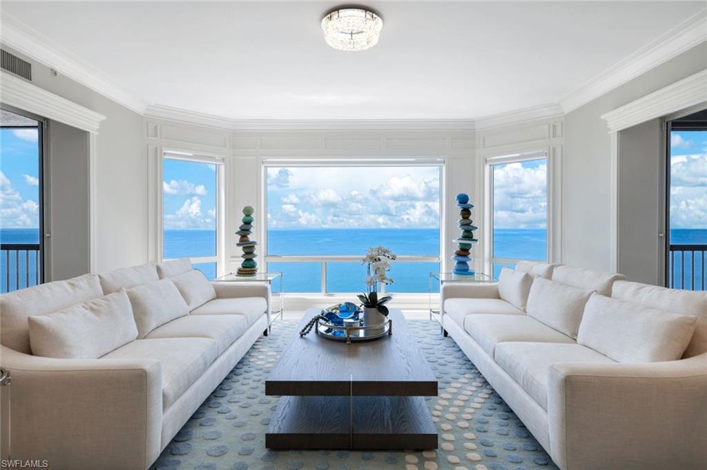 Imagine waking up to breathtaking views in this luxurious beachfront residence, nestled in the prestigious Biltmore at Bay Colony in Naples, FL., which offers a serene escape with its panoramic vistas that capture both stunning sunsets and tranquil sunrises. Spend your days soaking up the sun by the pristine pool or along the private beach, where paddleboarding and beach-combing become part of your everyday routine.
The Biltmore at Bay Colony is more than just a home; it is a lifestyle. This gated community provides first-class amenities that cater to your every need. Take advantage of the on-site beach club, complete with exquisite dining options, or challenge your friends to a match on the community tennis courts. Stay active and healthy with a state-of-the-art gym, and enjoy the convenience of concierge services that simplify your day-to-day living. The community also grants you access to the exclusive Pelican Bay north and south beaches, with additional restaurants and a beach tram, ensuring you are always connected to the best that Naples has to offer. Separate membership to Club Pelican Bay is available upon approval and separate purchase. Unit 2003 is a masterpiece of comfort and elegance. The spacious three-bedroom, three-and-a-half-bath residence features marble floors and three screened-in lanais, perfect for enjoying the gentle Gulf breeze. Each bedroom boasts en-suite bathrooms, providing privacy and convenience for all residents. The unit is adorned with new carpet, fresh paint, and updated window treatments, creating a modern and inviting atmosphere. Additionally, the electric hurricane shutters offer peace of mind during stormy weather. Included with this unit is Studio #1 on the ground floor, located adjacent to the lobby an additional 460 square feet of versatile space complete with a kitchenette, full bathroom, and direct access to the pool. This studio is ideal for an office or as a private retreat and the best part is you enter from the lobby hallway. no need to go outside. The property also comes with two parking spots and ample storage, ensuring all your needs are met. Living at Bay Colony means embracing the best of Naples, a city renowned for its luxury shopping and dining experiences. This residence offers a harmonious blend of relaxation, convenience, and sophisticated living, making it the perfect place to call home.
Parking Spots 135  and 148, Storage Unit 76