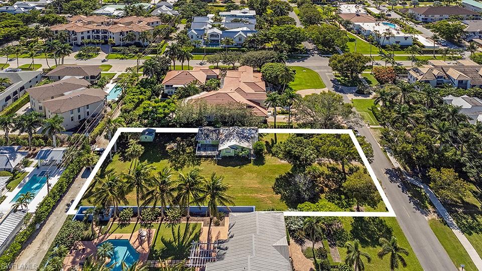 Incredible building opportunity in the heart of Old Naples! Zoned as Single family and Multi-family there may be a possibility of putting a multifamily residence on the property. This generous sized property offers a ton of possibilities to design your dream home considering the very desirable building envelope. Perfectly positioned and close proximity to renowned 5th Avenue South shops and restaurants, 3rd Street South and its incredible dining options, and the pristine white sands of the Naples Pier and surrounding beaches. Building options of this scope are becoming more and more of a rarity downtown. Experience Old Naples living at its finest!