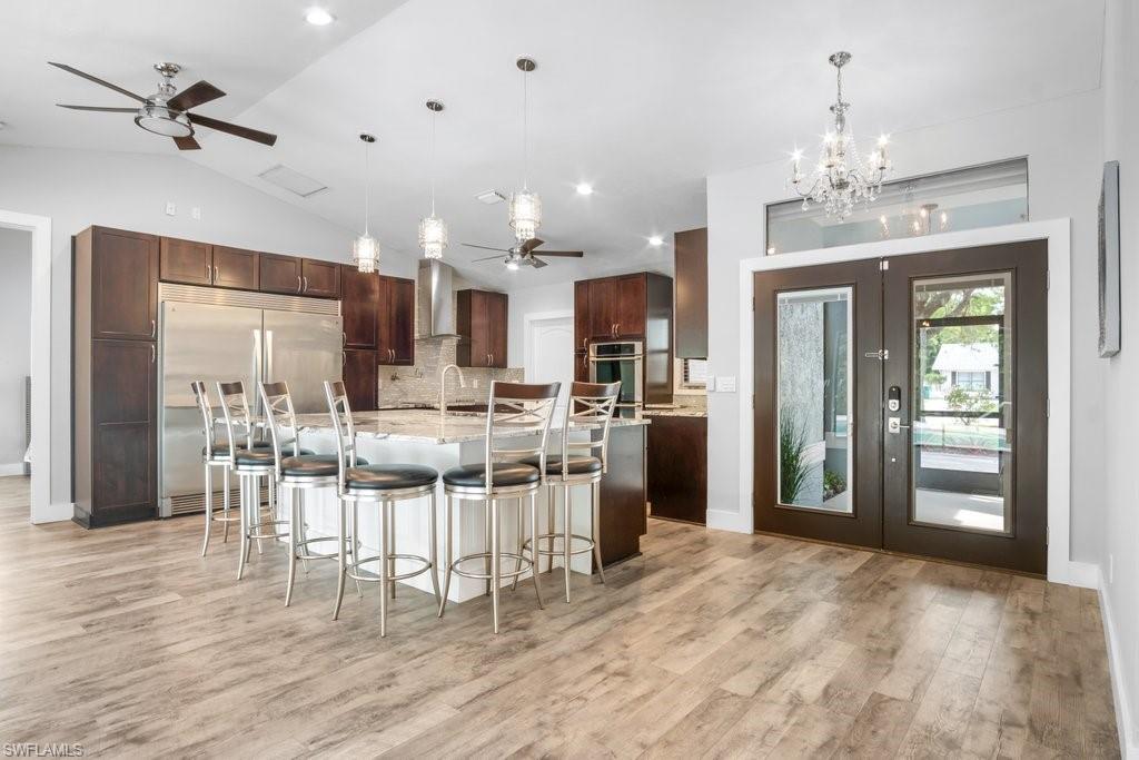 Don’t just look at the pictures, come see this Freshly painted open floor plan single family home with three Bedrooms, two baths, 2 car garage and a solar heated saltwater pool that’s waiting for you!!! This wonderful location is in the great family neighborhood of Willoughby Pines. This Home has completely renovated bathrooms and kitchen with an oversized island, plenty of storage, double oven and a 48” stainless-steel refrigerator that will definitely catch your eye. Great views of the pool from your kitchen, Living room, dining room or master bedroom. The home backs up to a preserve for ultimate privacy. Less than 10 minutes to the beaches, Mercato, restaurants, shopping and more.