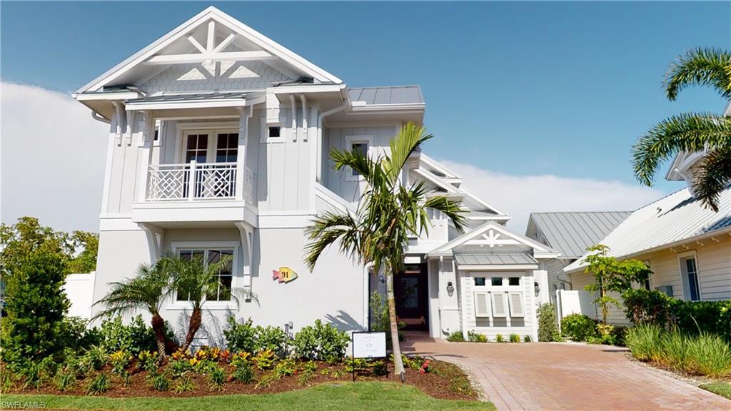 Stunning new construction opportunity for a Useppa III plan in Mangrove Bay (Lot 19). Spacious 4-bedroom home with private entry guest cottage, expansive 2nd floor flex space & viewing deck. PRIVATE COVERED BOAT SLIP INCLUDED Wood flooring throughout, custom Cabinetry by KBC & gourmet kitchen featuring Thermador appliance package (including gas range). Spacious covered terrace with electronic roll down screens, outdoor fireplace & grilling station. Exquisite pool and spa design with shellstone decking (see Concept plan in supplements). CBS construction,standing seam aluminum roof & natural gas feed. Mangrove Bay is nestled along the Gordon River in Old Naples & adjacent to Baker Park, the Naples Dog Park, 5th Avenue Shopping & Dining & the Gulf Beaches. Mangrove Bay offers a luxury resident Wellness Center with state-of the art- fitness room, resident lounge, ground level kayak/paddle board storage and private boat ramp.